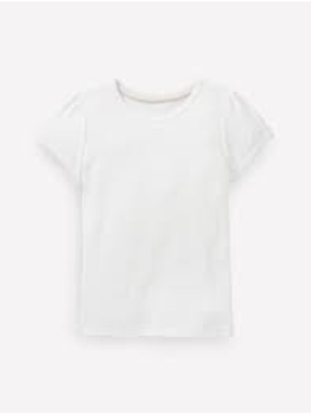 Mini Boden girls pointelle short sleeve top size 2-3yrs
